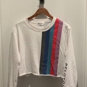 Peloton cropped sweatshirt